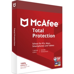 McAfee Total Protection 2021 | Download | 1 Gerät | 1 Jahr