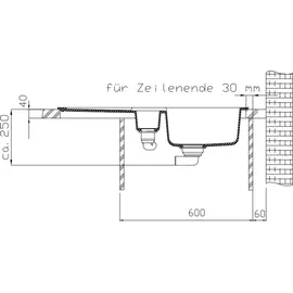 Franke Strata STG 651-86 Fragranit+, Excenterventil Black Matt - Schwarz