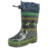Playshoes Gummistiefel gefüttert Regenstiefel, Marine Norweger, 33 EU