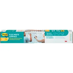 Post-it FlexWriteSurfaceFolie, FWS3x2, 1 Rolle, 60x90, inkl. Mikrofasertuch