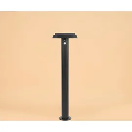 esotec Sockelleuchte Edelstahl/Glas/Kunststoff/Metall 70 cm inkl. Bewegungsmelder schwarz