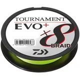 Daiwa Tournament Evo 0.10mm, 6.7kg/14.7Lbs, 135m, Chartreuse, Geflochtene Angelschnur, 12761-010