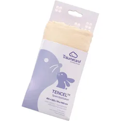 Bettlaken TRÄUMELAND "hochwertiges Spannbetttuch aus Tencel", beige, B:70cm L:140cm, Tencel, Obermaterial: 100% Lyocell (TENCEL), Laken, Tencel sorgt für ein besonders trockenes, gesundes Schlafklima
