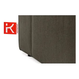 Konsimo Ecksofa Napi ¦ braun ¦ Maße (cm): B: 262 H: 89