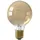 Calex LED Lampe E27, G80 3.8W LED-Filament Flex 821 Gold, dimm