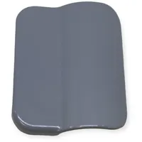 OTT beschlagswelt.de BKV Balkontür-Anziehgriff Silbergrau RAL 7001 – Anziehgriff aus Aluminium/Metall mit Befestigungsplatte für Balkontür & Terrassentür, Bohrabstand 36 mm, Made in Germany