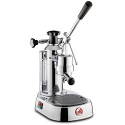 LPLELQ01EU Handhebelmaschine Siebträger Europiccola Lusso Chrom Kunststoffgriffe