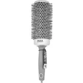 Olivia Garden Expert Blowout Speed gewellte Borsten 55 weiß & grau