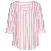 LASCANA Schlupfbluse Damen weiß-rosa Gr.40