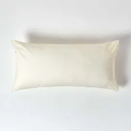 Homescapes Kissenbezug Perkal 50 x 90 cm Creme