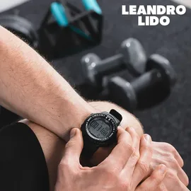 leandro lido Vescia Unisex Sport Uhr schwarz/weiß-Größe:Einheitsgröße