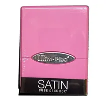 Ultra Pro - Satin-Würfel-Deckbox – Hot Pink