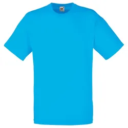 T-Shirt "F140" 100% Baumwolle Valueweight - M - azure blue