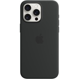 Apple Silikon Case mit MagSafe für iPhone 15 Pro Max schwarz