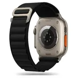 TECH-PROTECT Apple 4/5/6/7/8/SE/Ultra Smartwatch Nylonband, Schwarz, 42/44/45/49mm
