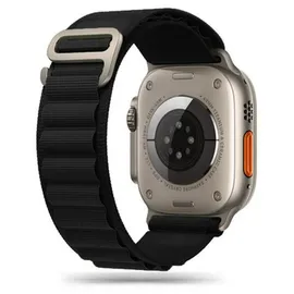 TECH-PROTECT Apple 4/5/6/7/8/SE/Ultra Smartwatch Nylonband, Schwarz, 42/44/45/49mm