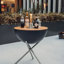 höfats Beistelltisch Ø 57 cm Bambus Massivholz