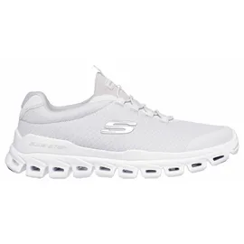 SKECHERS Herren Low-Top Sneaker Glide-Step SYLO, Männer Slip-On,Slipper,Mokassins,Halbschuhe,Slides,Schlupfschuhe,Loafer,Weiß,42 EU - 42 EU