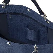 Reisenthel Shopper XL Herringbone Dark Blue