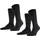 Falke Happy Double Pack Socken 2er Pack Grau 39-42