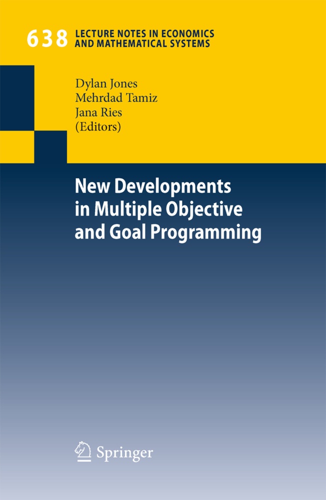 New Developments In Multiple Objective And Goal Programming  Kartoniert (TB)