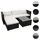 MCW MCW-F57 Loungeset schwarz/creme