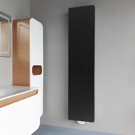 HENRAD Vertikal Heizkörper Plan 1800 x 500 mm 1266 W schwarz Mittelventil