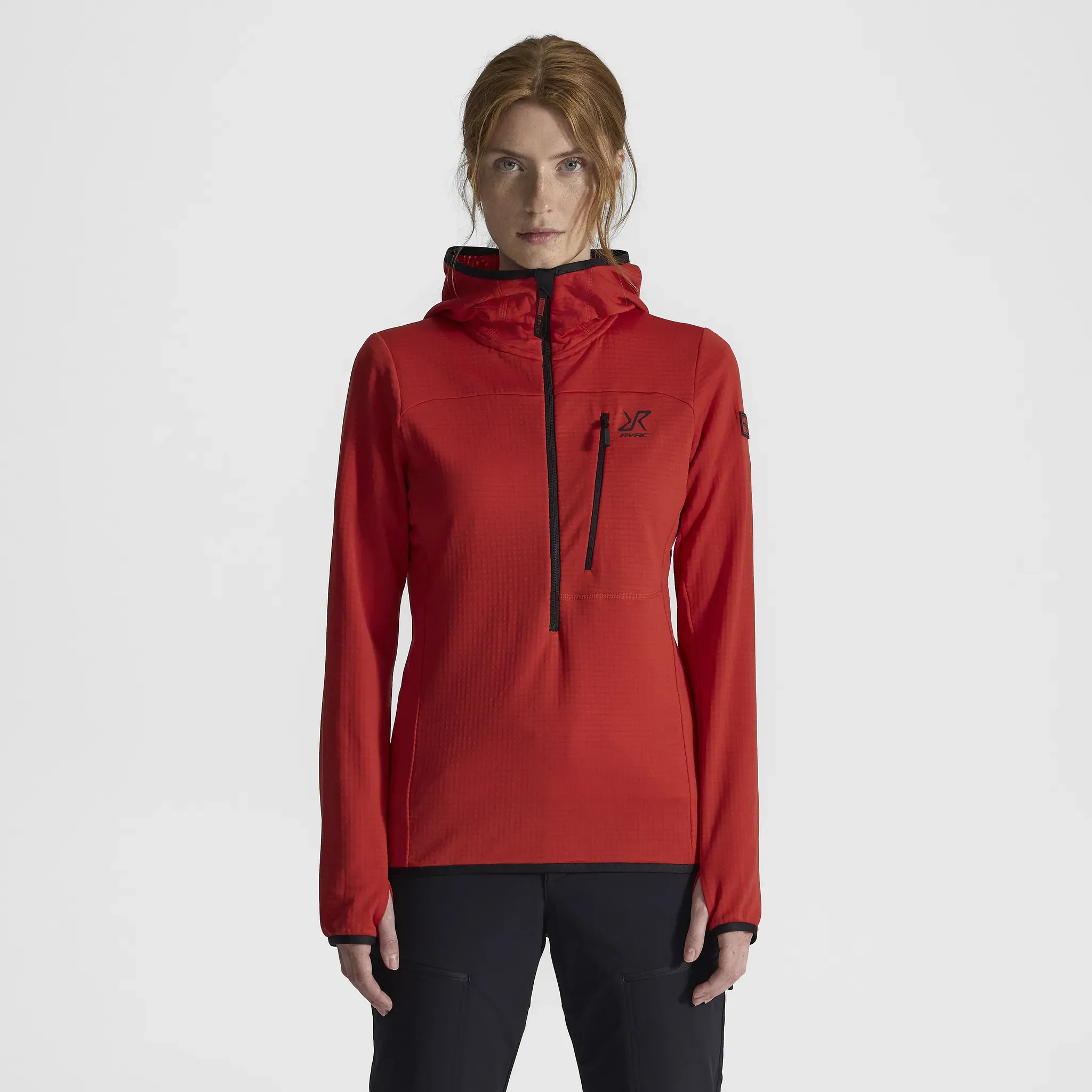 Ultra Light Mid Hood Damen Aura Red, Größe:XS - Damen > Oberteile > Hoodies & Sweatshirts - Rot