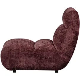 BePureHome Sessel »Observe« - 75x96x82cm - dunkellila - Polyester