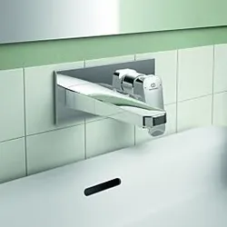Ideal Standard CeraPlan Fertigmontageset BD244AA Wand-Waschtischarmatur Unterputz, verchromt