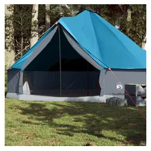vidaXL Tipi-Familienzelt 8 Personen Blau