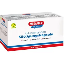 Megamax Sättigungskapseln Glucomannan