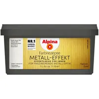 Alpina Farbrezepte Metall-Effekt Gold 1 L metallisch-glänzend