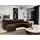 masseno Ecksofa NAKO Polyester 3-Sitzer Braun