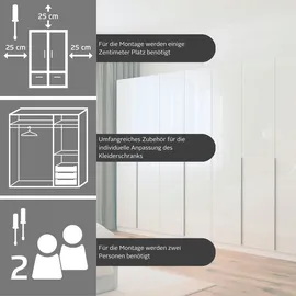 OTTO home Drehtürenschrank AGORDO 271 x 229 x 54 cm Grau