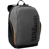 Wilson Padel-Rucksack Tour, Für bis zu 2 Schläger, Rot/Schwarz