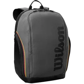 Wilson Padel-Rucksack Tour, Für bis zu 2 Schläger, Rot/Schwarz