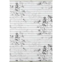 GARDINIA Plissee Bella Blätter 60 x 130 cm weiß