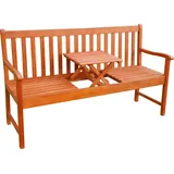 Gartenbank mit Tisch aus Akazienholz