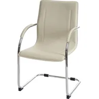 MCW Esszimmerstuhl Perm, Freischwinger Küchenstuhl Lehnstuhl Stuhl, Stahl ~