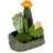 I.GE.A. Kunstpflanze I.GE.A. "Kakteen", orange, B:15cm H:19cm T:14cm, Kunststoff, Polyester, Kunstpflanzen, Kunstpflanze Zimmerpflanze Kunstkaktus