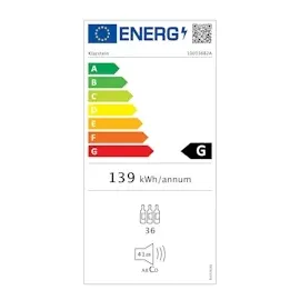 Klarstein Vinsider 36 Weinkühlschrank 2 Kühlzonen 5-22°C 94l Edelstahl