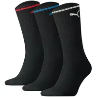 Puma Unisex Socken 3er Pack Schwarz 47-49