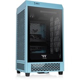 Thermaltake The Tower 200 Turquoise, türkis, Glasfenster (CA-1X9-00SBWN-00)