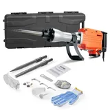 Hochleistungs-betonbrecher Abbruchhammer 2200 W, 1-1/8 Zoll / 28,6 Mm Elektroabbruchhammer, Bohrhammer Betonhammer Stemmhammer 1400 Bpm, Inkl. Spitzmeißel, Flachmeißel, Für Schiefer, Beton Usw.