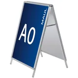 Maul Kundenstopper public silber DIN A0