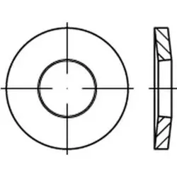 DIN 6796 Spannscheibe Edelstahl A4 16mm (reduz. Federkraft)