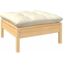 vidaXL Modell 8 Loungeset mit Creme Kissen Kiefernholz