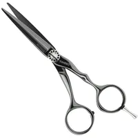 Tondeo Haarschneideschere MYTHOS BLACK Offset 5.5 CONBLADE