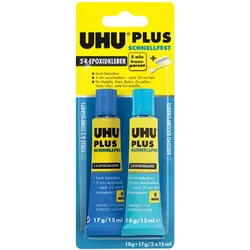 UHU PLUS SCHNELLFEST 5min 2K-Epoxidharz-Klebstoff 35g            74077300